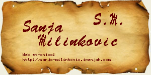 Sanja Milinković vizit kartica